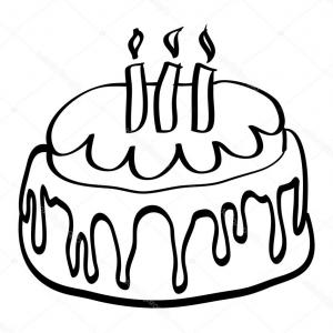 300x300 Photostock Vector Wedding Cake Vector Line Icon Isolated On White