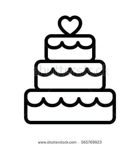 450x470 New Wedding Cake Black And White Drawing Or Best Cake