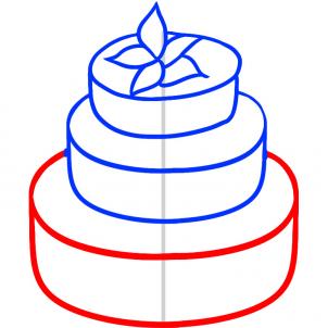 302x302 How To Draw How To Draw A Wedding Cake