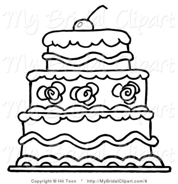 600x620 Wedding Cake Clip Art