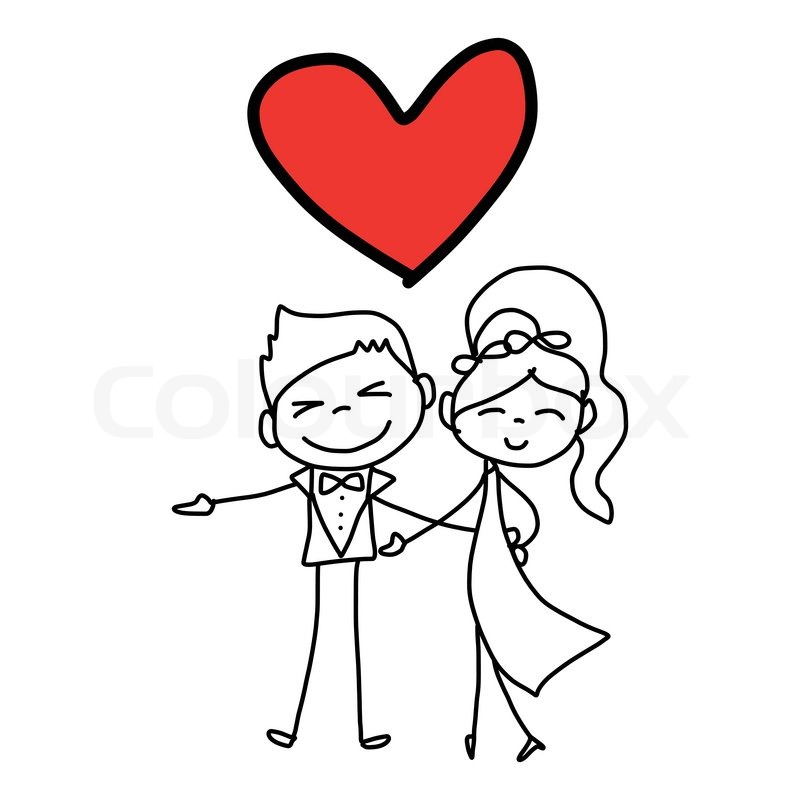 800x800 Hand Drawing Cartoon Character Happy Stock Vector Colourbox