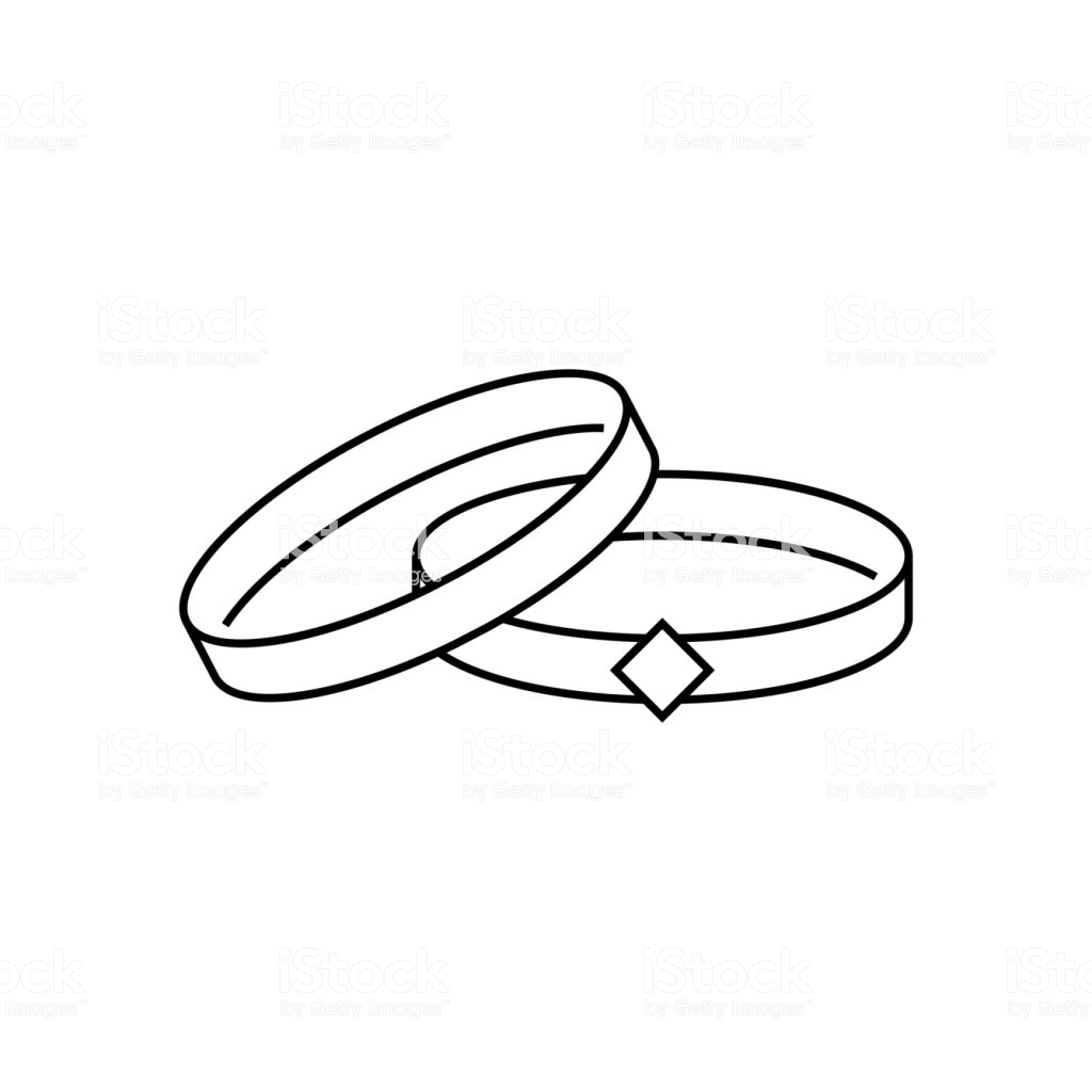 1024x1024 Huge Collection Of 'interlocking Wedding Rings Drawing' Download