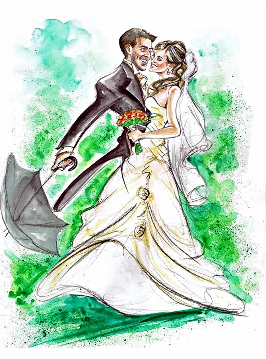 935x1260 Wedding Pictures Caricature Chris