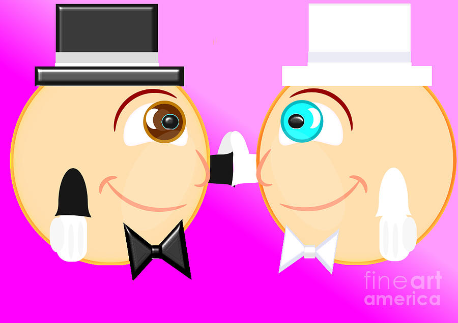 900x636 Gay Wedding Drawing