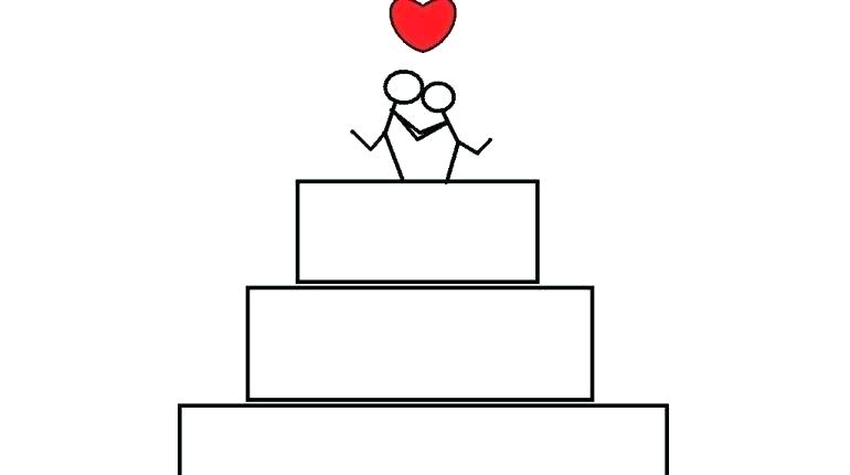 770x430 Wedding Cake Drawing