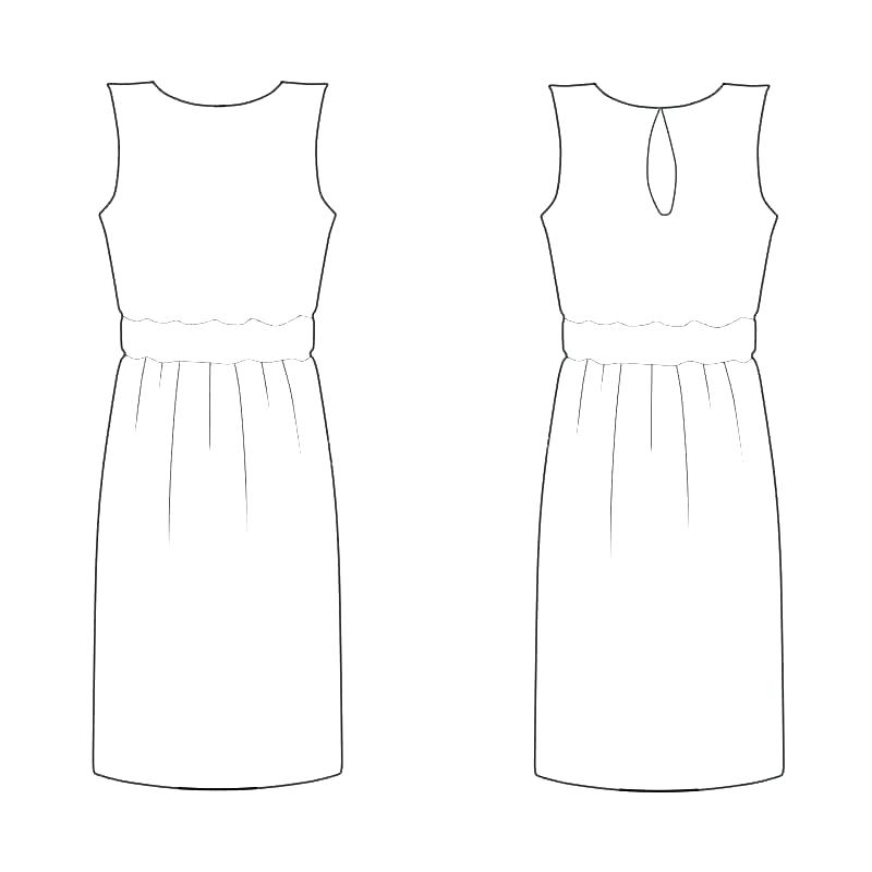 800x800 Fashion Sketches For Dress Designing Design Template School Free