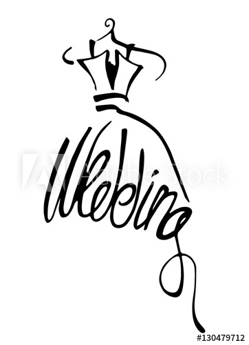 362x500 Fashion Design Illustration Hand Drawn Woman Wedding Dress