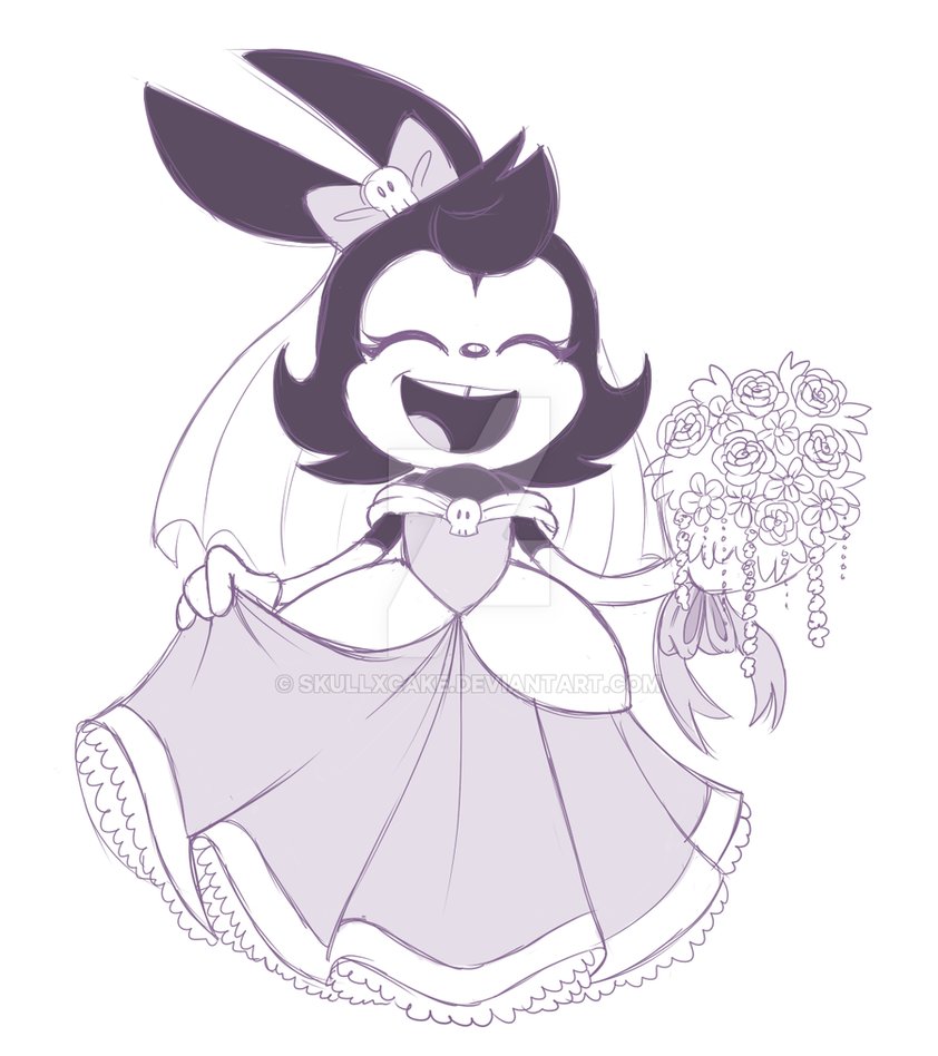 842x948 Toon Wedding Dress