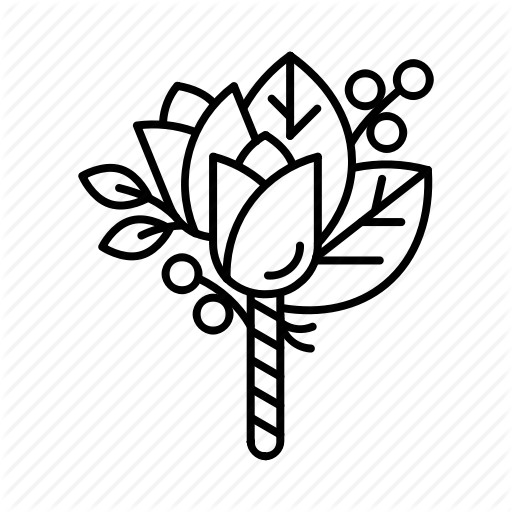 512x512 Boutonniere, Bride, Celebration, Flowers, Groom, Party, Wedding Icon