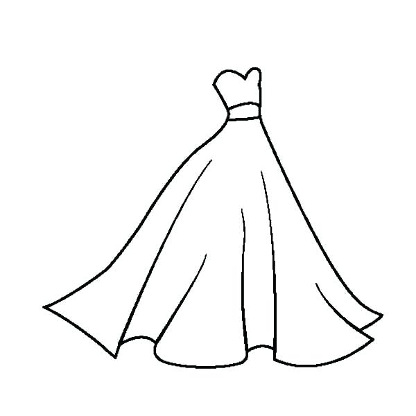 600x600 Free Printable Wedding Coloring Pages Dress Kids Dresses Designer