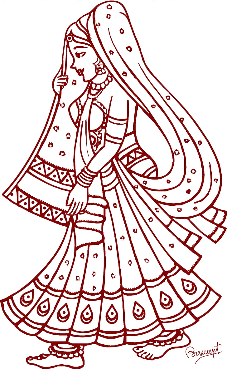 728x1182 Weddings In India Wedding Invitation Bride Durga S, Illustration