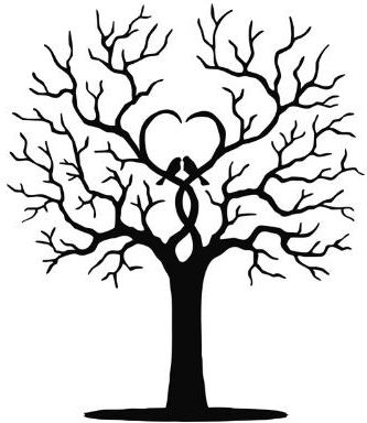 Wedding Tree Drawing | Free download on ClipArtMag