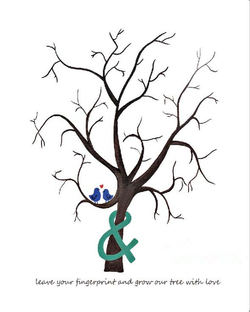 513x640 fingerprint attendance draw creative fingerprint tree