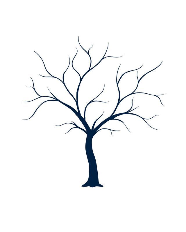 640x800 Printable Trees Without Leaves Best Tree Templates Ideas