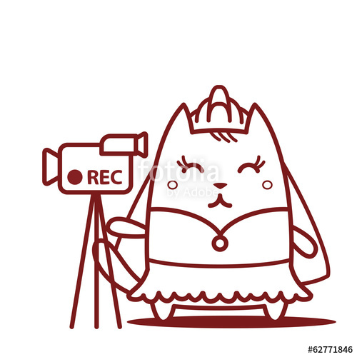 500x500 Character Bride In A Wedding Dress With Veil Line Art Stock Image