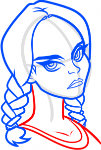 204x302 how to draw wednesday addams step drawing cartoons, manga