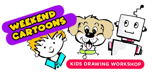 600x300 Kids Cartoon Drawing Workshop Presented