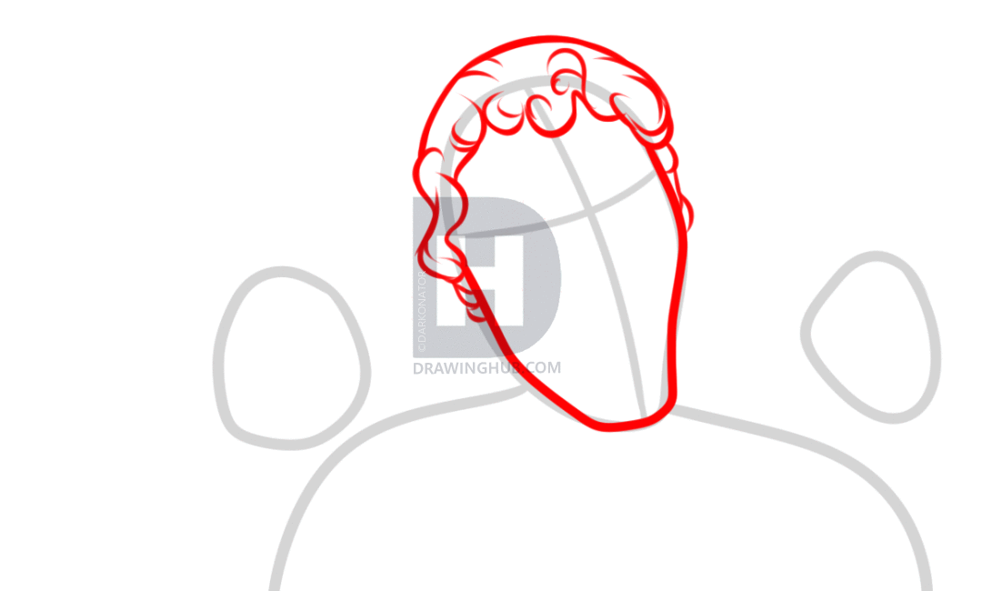 1080x650 How To Draw A Weeping Angel From Doctor Who, Step