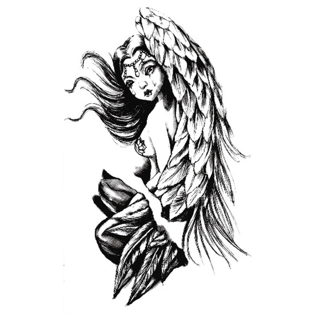 640x640 yeeech temporary tattoos sticker for women men fake weeping angel