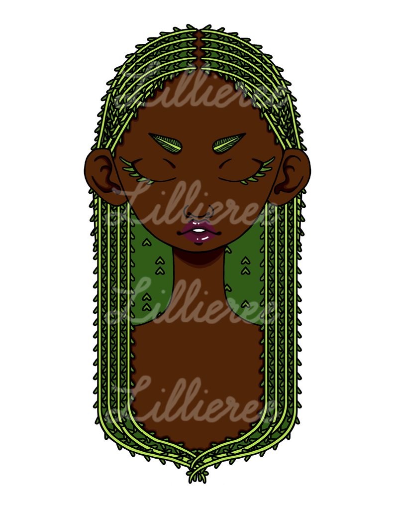 794x1028 Weeping Willow Girl Art Print Etsy