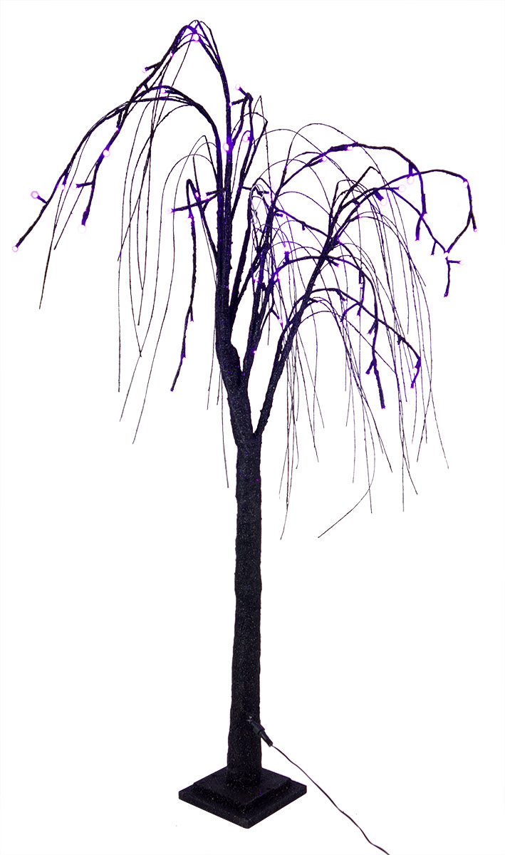 709x1200 Purple Weeping Willow Lighted Tree