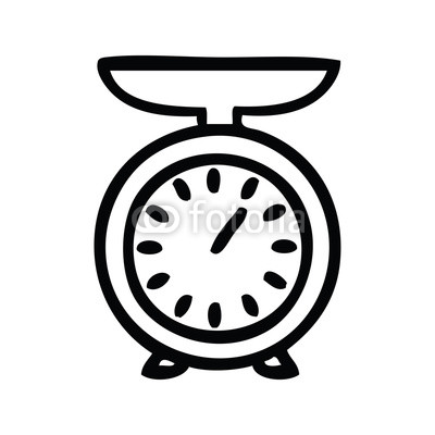 400x400 Line Drawing Cartoon Weighing Scale Buy Photos Ap Images