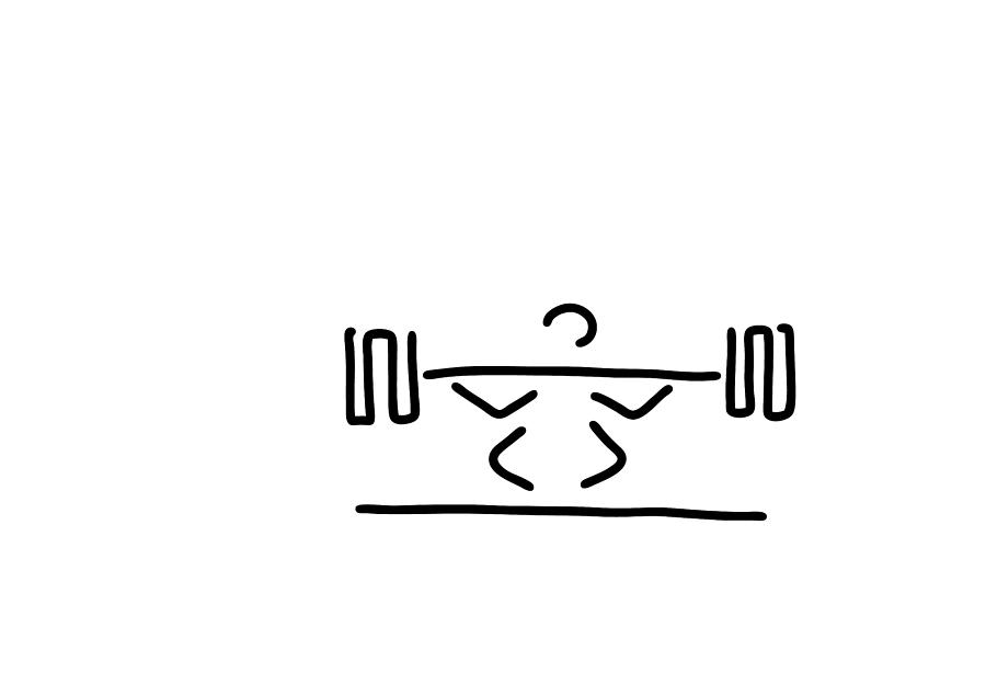 900x635 Weightlifters Exercise With Dumb Bells Weight Lifting Drawing