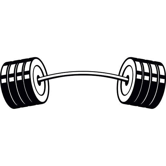 570x569 Printable Barbell Clipart Drawing Pictures Bent Png