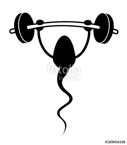438x500 Sperm Trains And Practise Weight Lifting