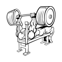 250x250 T Shirt Clip Art For Weightlifting