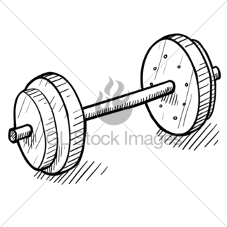 325x325 Weightlifting Sketch Gl Stock Images