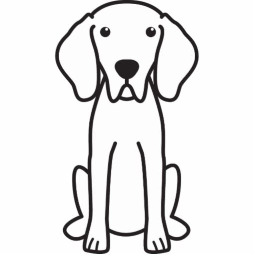 Weimaraner Drawing | Free download on ClipArtMag