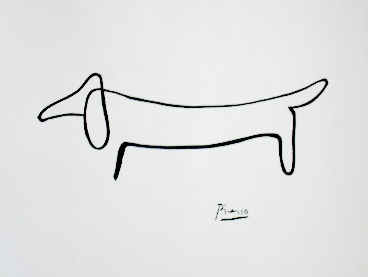 Weiner Dog Drawing