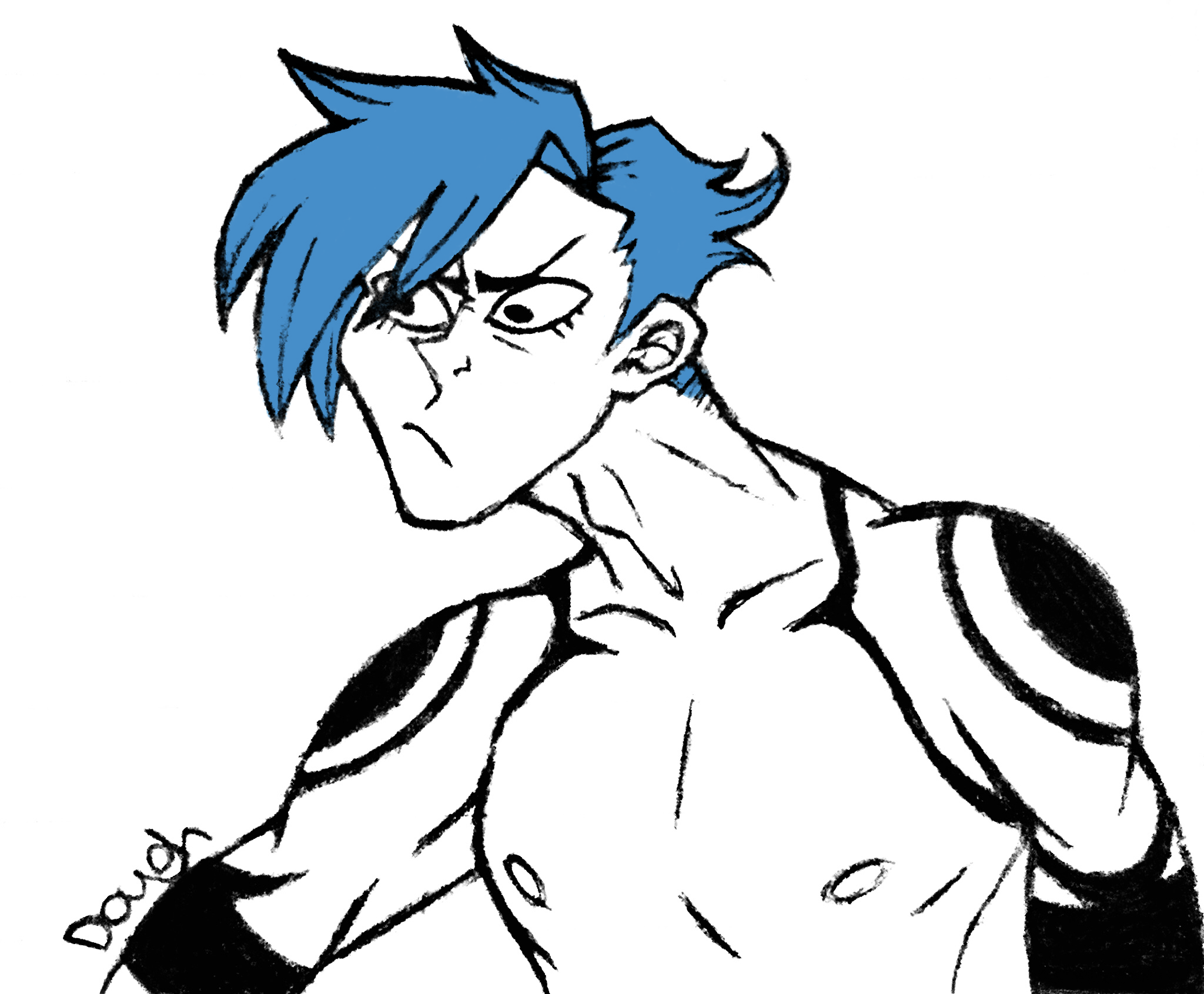 2048x1691 Guess I'll Post A One Of My Drawings Of Kamina Here