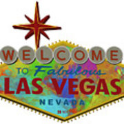 180x180 Welcome To Las Vegas Sign Digital Drawing Paint Digital Art