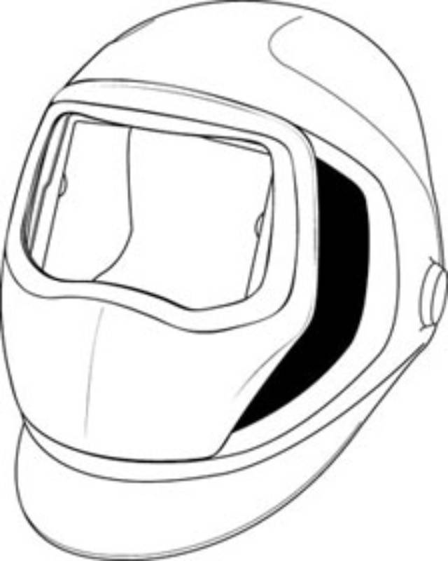 Welding Helmet Drawing Free download on ClipArtMag