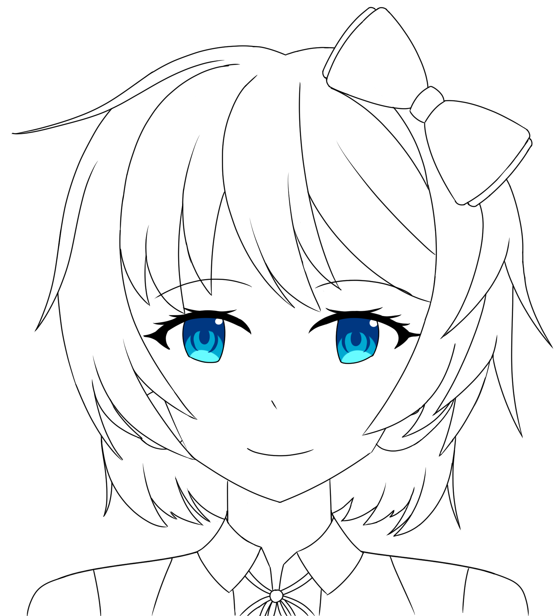 1814x2000 Recently Started Learning How To Draw Here's A Sayori Sketch That