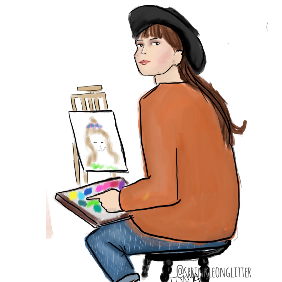 1080x1080 Sprinkle On Glitter On When You Feel Like You're Not Drawing Well