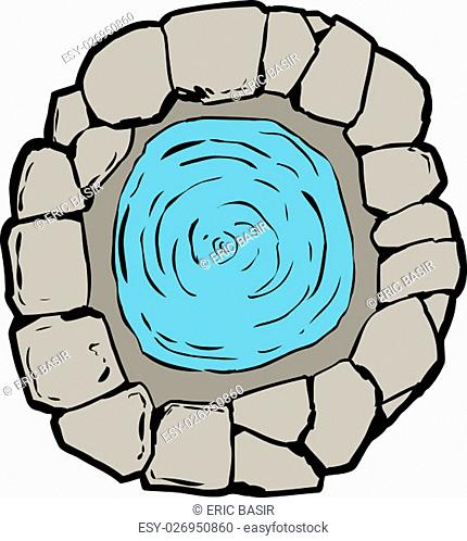 430x498 Draw Well Sketch Stock Photos And Images Age Fotostock