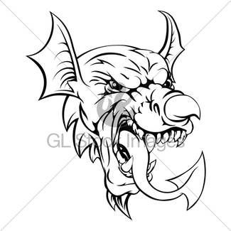 325x325 Welsh Dragon Soccer Ball Gl Stock Images