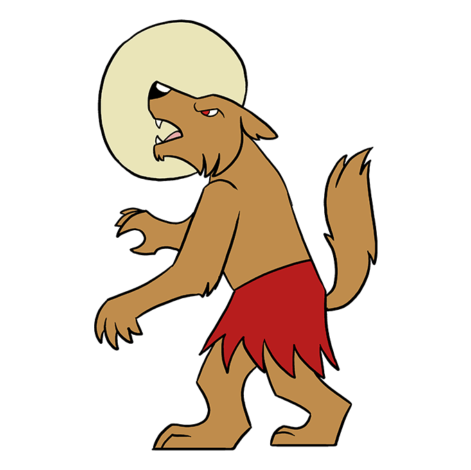 680x678 How To Draw A Werewolf