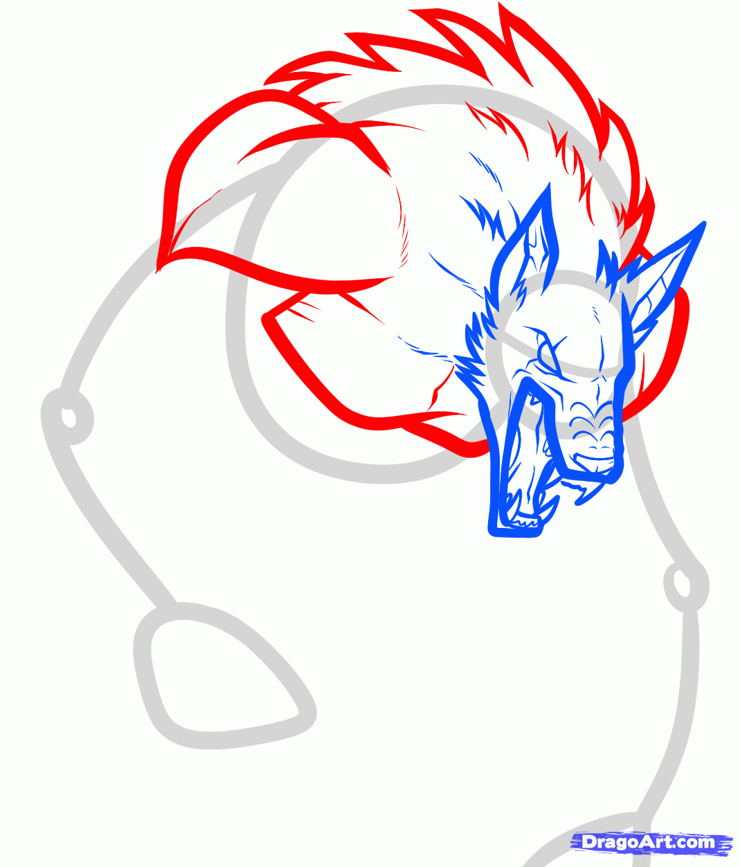 1069x1253 How To Draw An Anime Werewolf, Step
