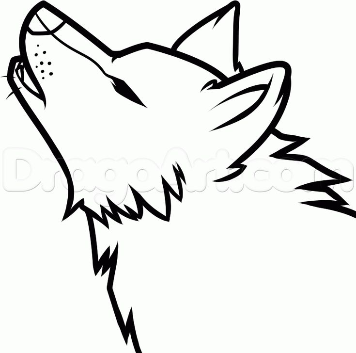 735x728 Drawn Werewolf Thick Outline