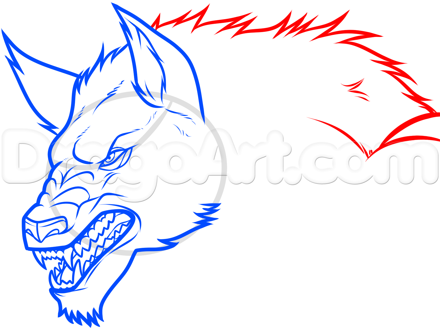 1536x1153 How To Draw A Werewolf Easy, Step