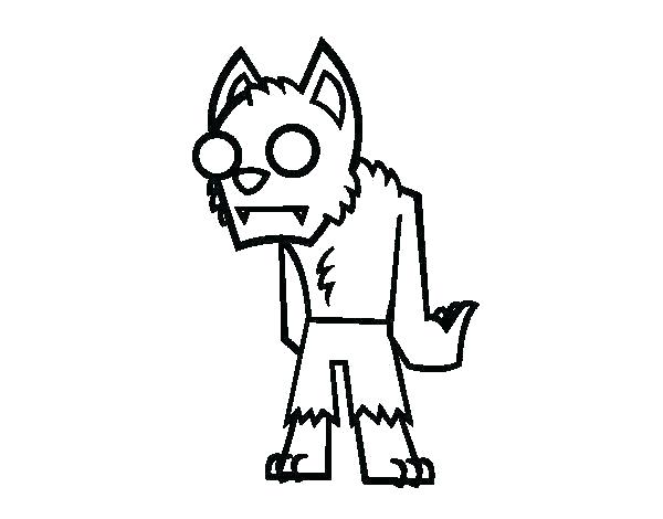600x470 Werewolf Coloring Pages Zombie