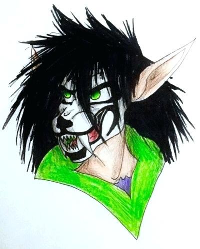 400x499 Werewolf Drawing Running