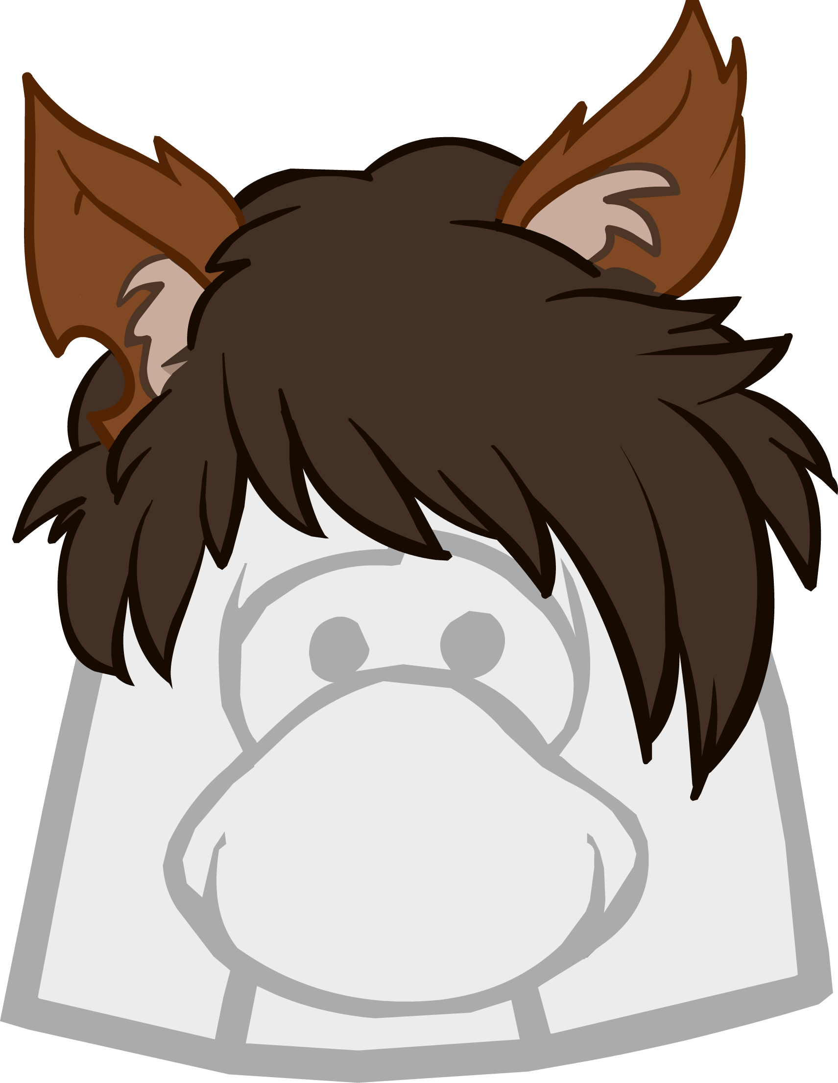 1711x2211 Collection Of Free Ear Clipart Werewolf Amusement Clipart