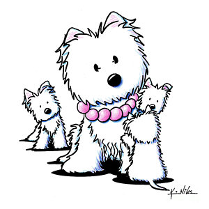 300x300 Cartoon Westie Drawings Pixels