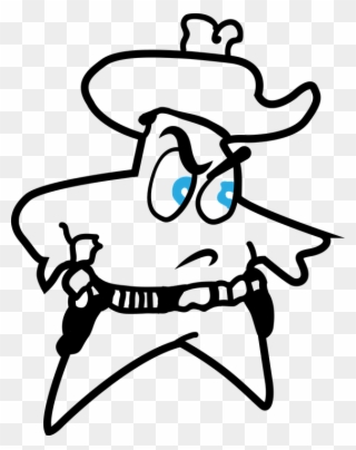 320x404 Western Clipart Cowboy Star