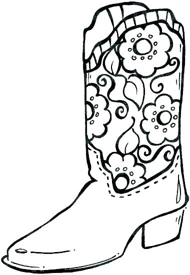 380x550 Easy Cowboy Drawings